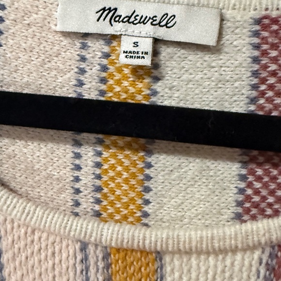 Madewell Blakely Stripe Knit Top Small - Picture 2 of 5
